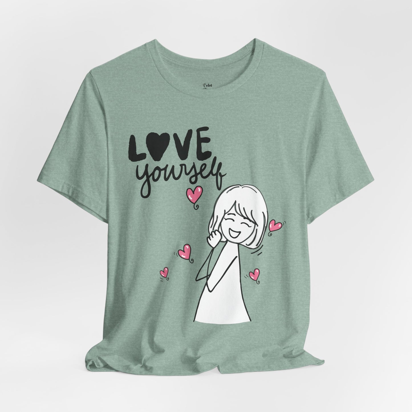 "Love Yourself" Graphic Tee – Classic Unisex Valentine’s Edition - By Ts1st Shop