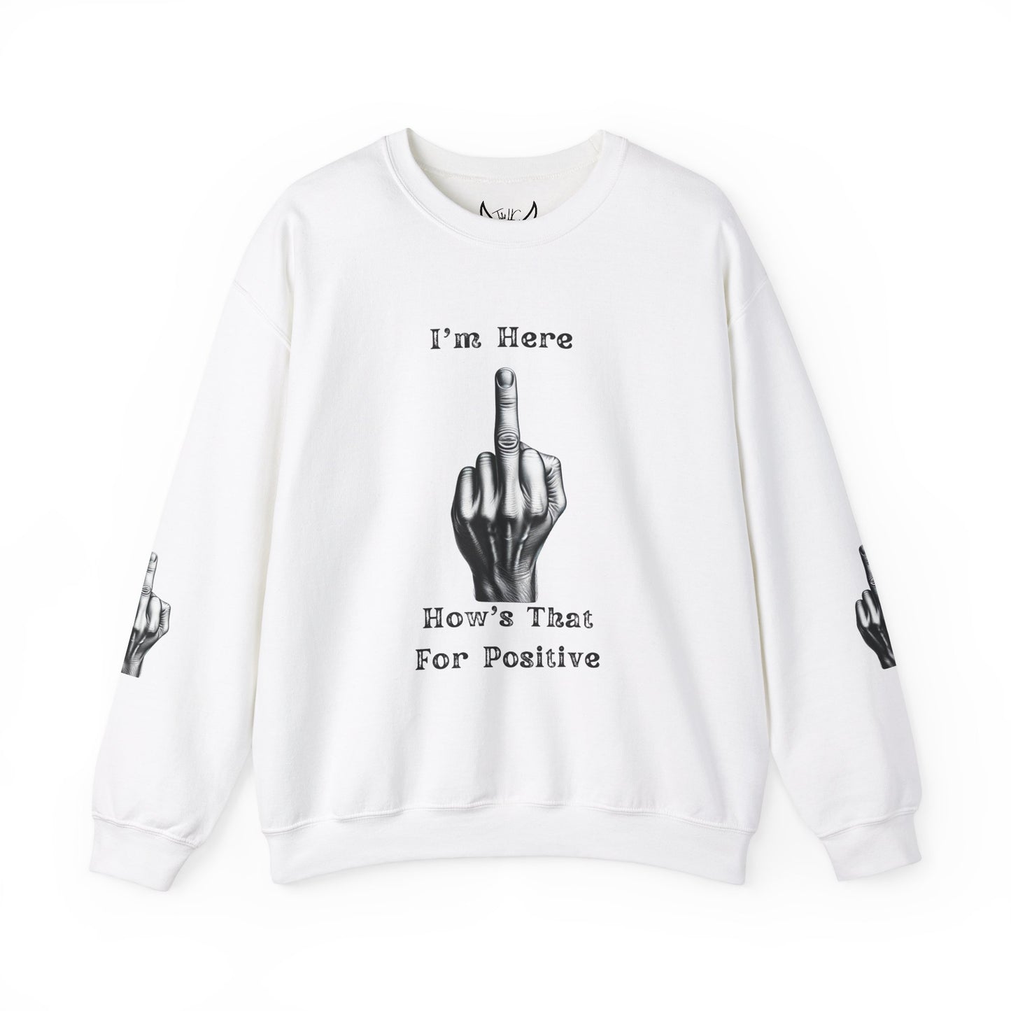 Middle Finger Graphic Unisex Crewneck Sweatshirt - Ts1st