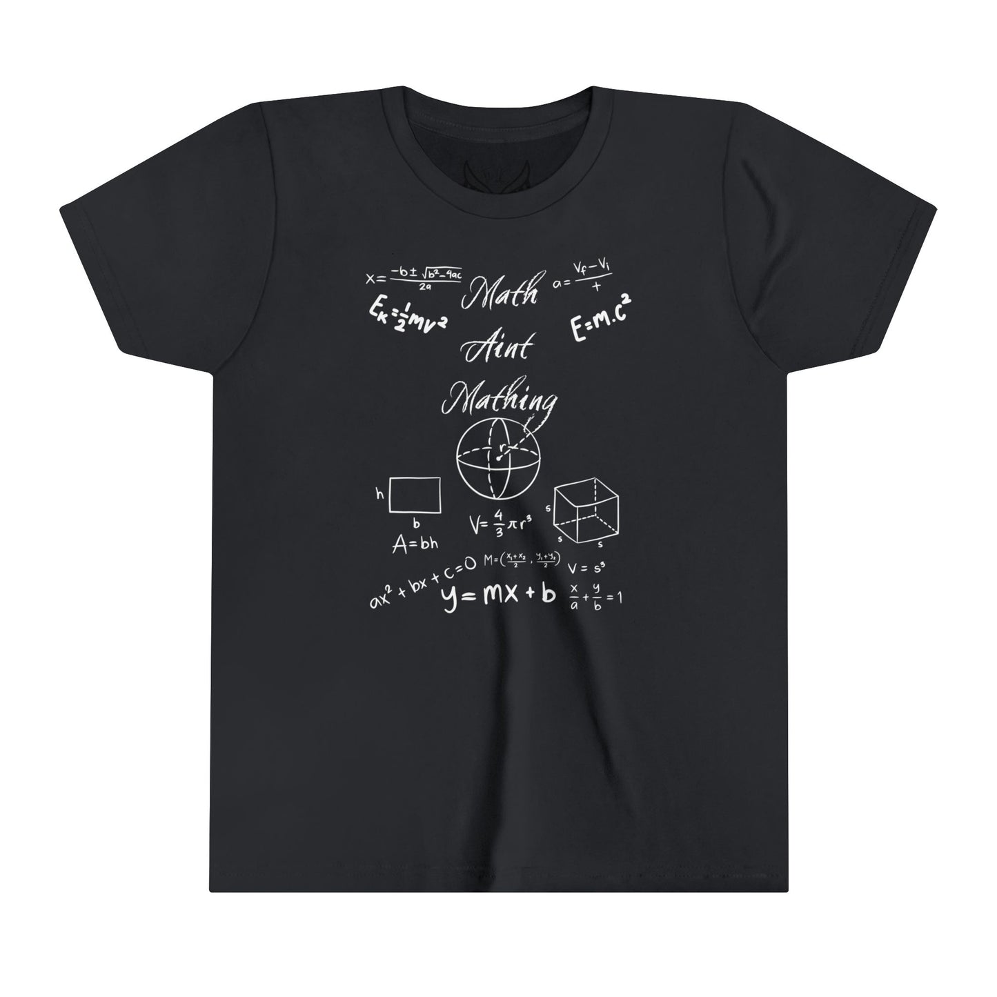 Ts1st- Kids Unisex Graphic Tee- The Math Ain't Mathin