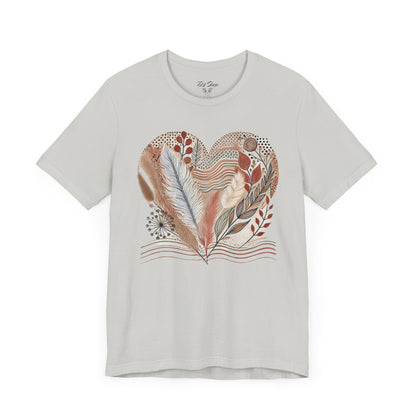 Boho Heart Unisex Jersey Tee – Comfy Vibes for Everyday - By Ts1st Shop