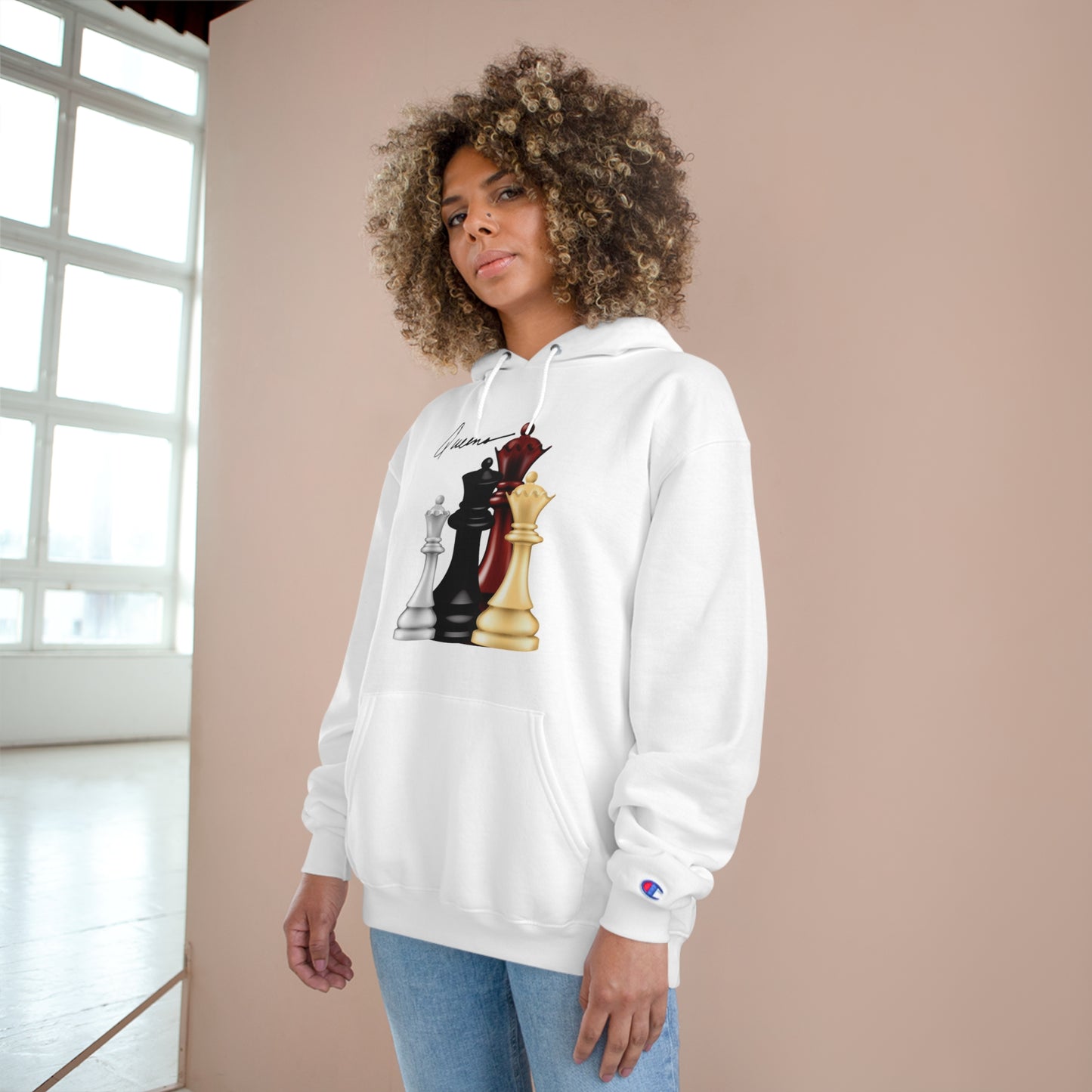 Queens Design Champion Hoodie By Ts1st Shop