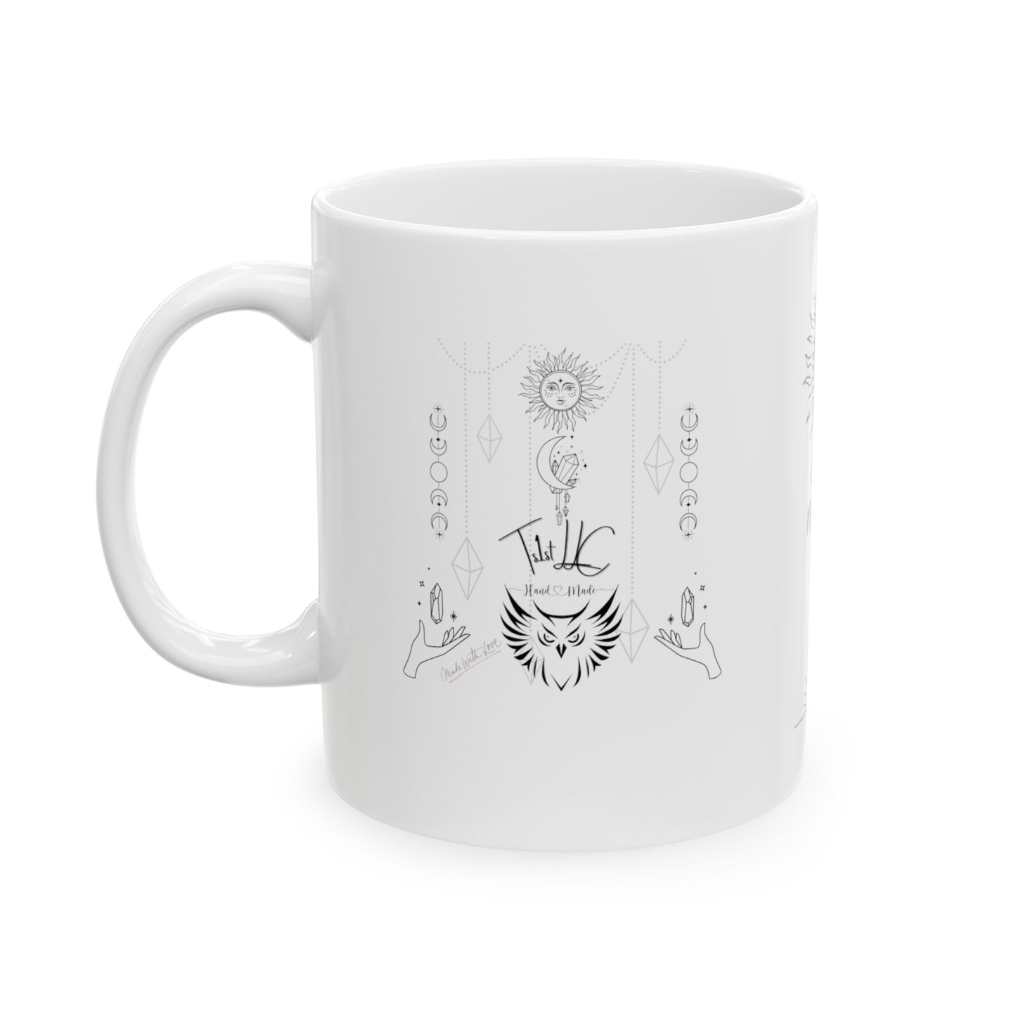 Ceramic Mug, (11oz, 15oz) ts1st logo