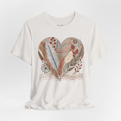 Boho Heart Unisex Jersey Tee – Comfy Vibes for Everyday - By Ts1st Shop