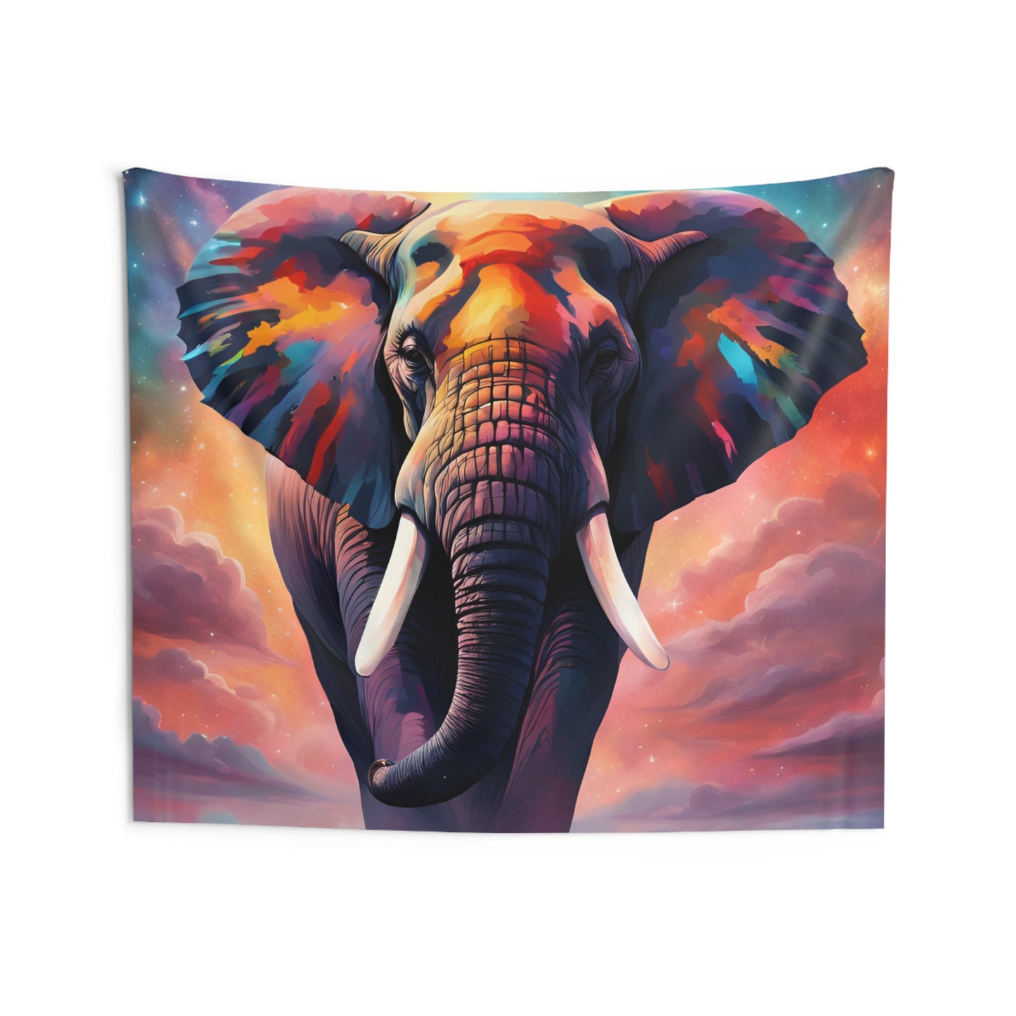 Ts1st - Elephant Contrast Art Wall Tapestry – Elevate Your Space 🐘