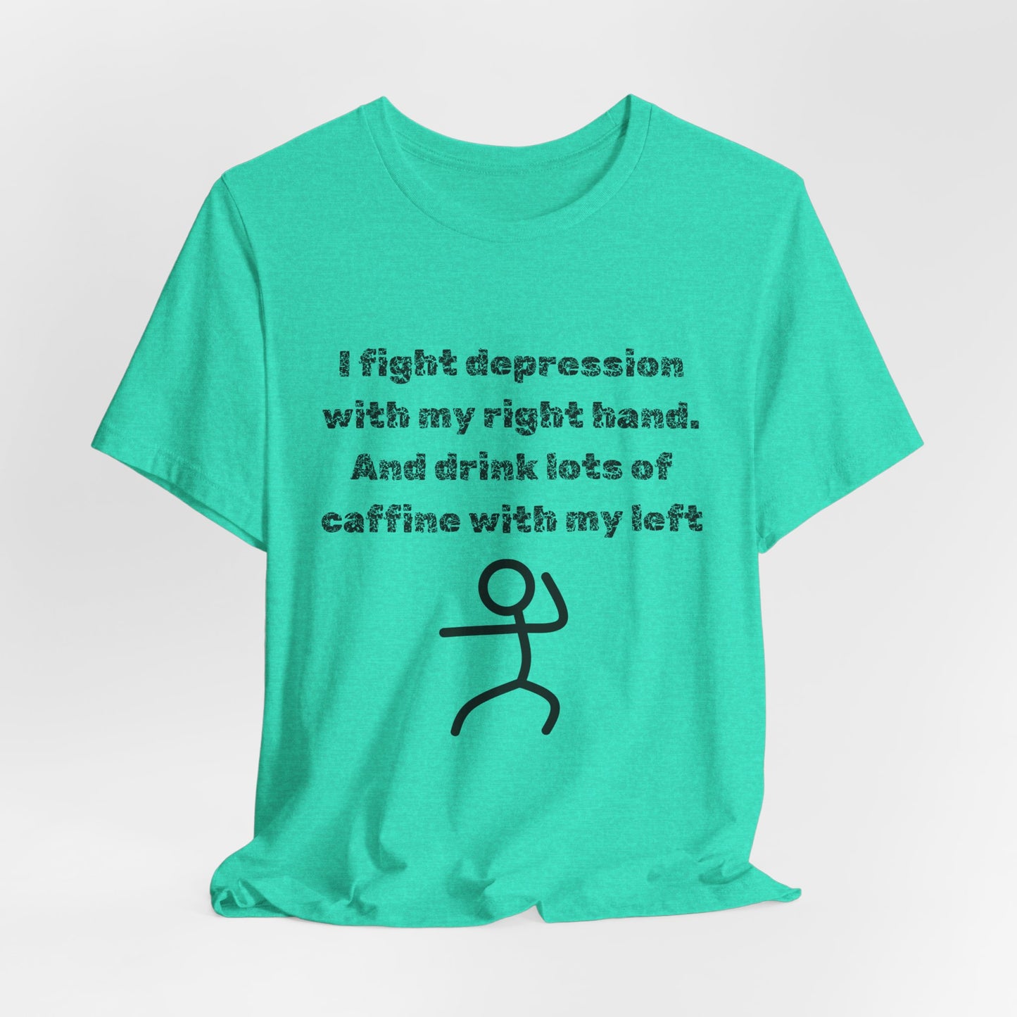 Humorous Mental Health Shirt for Coffee Lovers – Unisex Graphic Tee