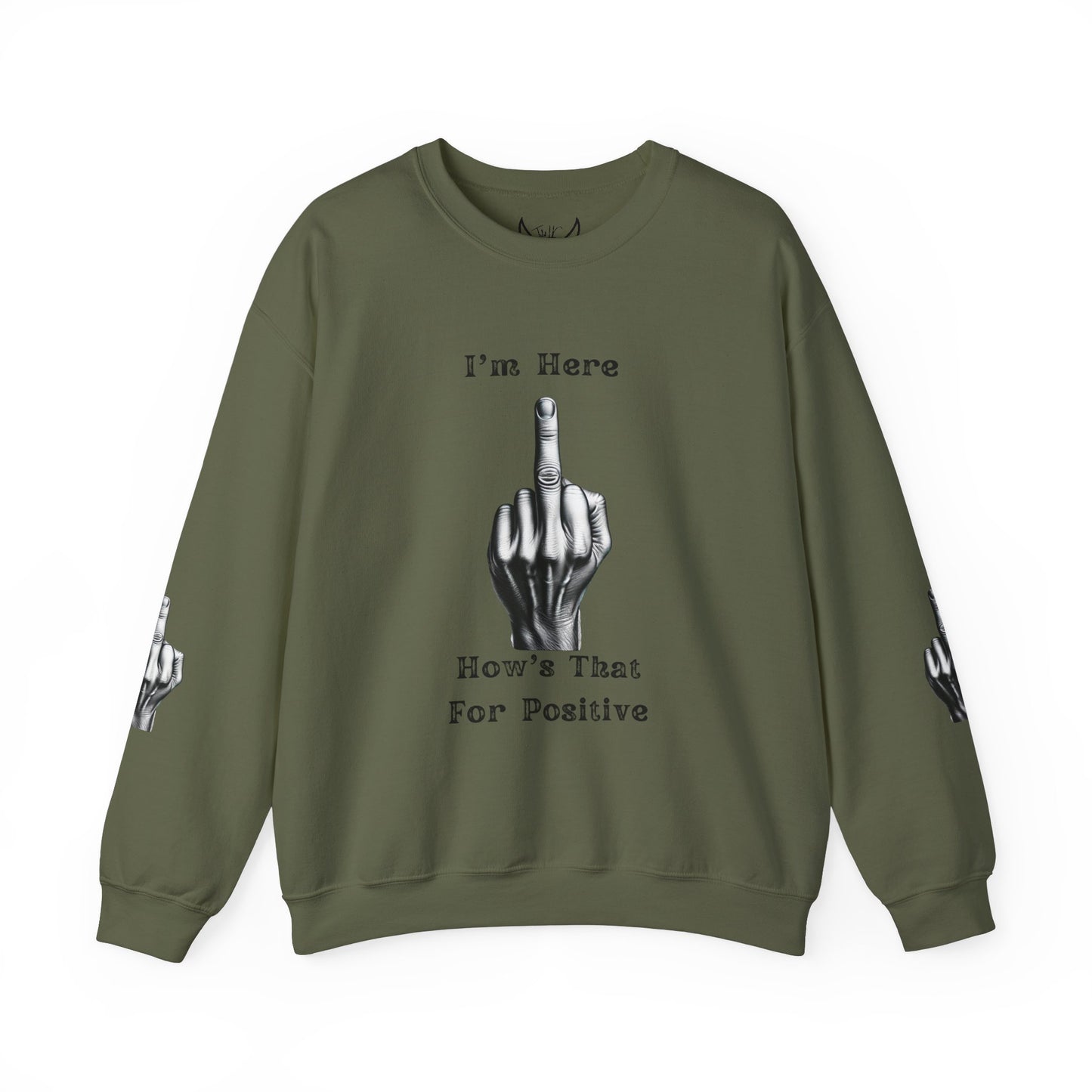 Middle Finger Graphic Unisex Crewneck Sweatshirt - Ts1st