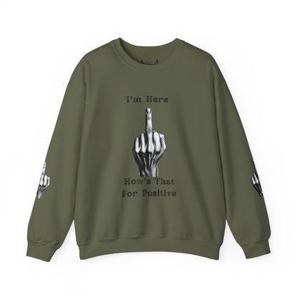 Middle Finger Graphic Unisex Crewneck Sweatshirt - Ts1st