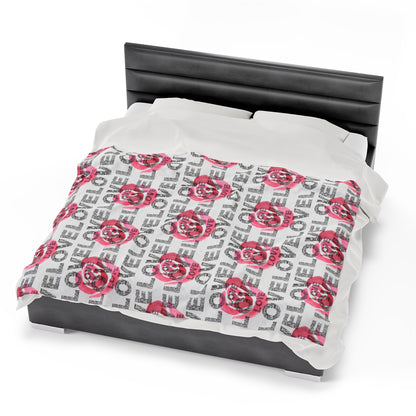 Cozy Valentine's Day Love Print Blanket – The Perfect Gift of Warmth - By Ts1st