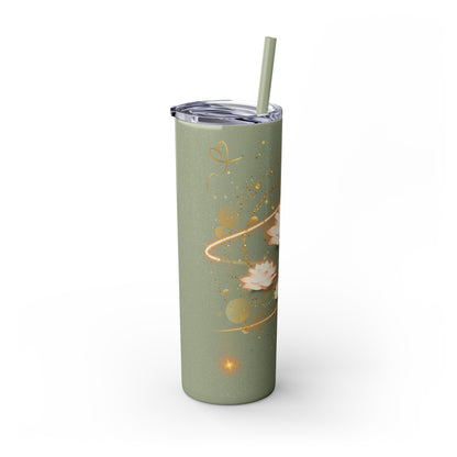 Skinny Tumbler with Straw, 20oz By Ts1st LLC