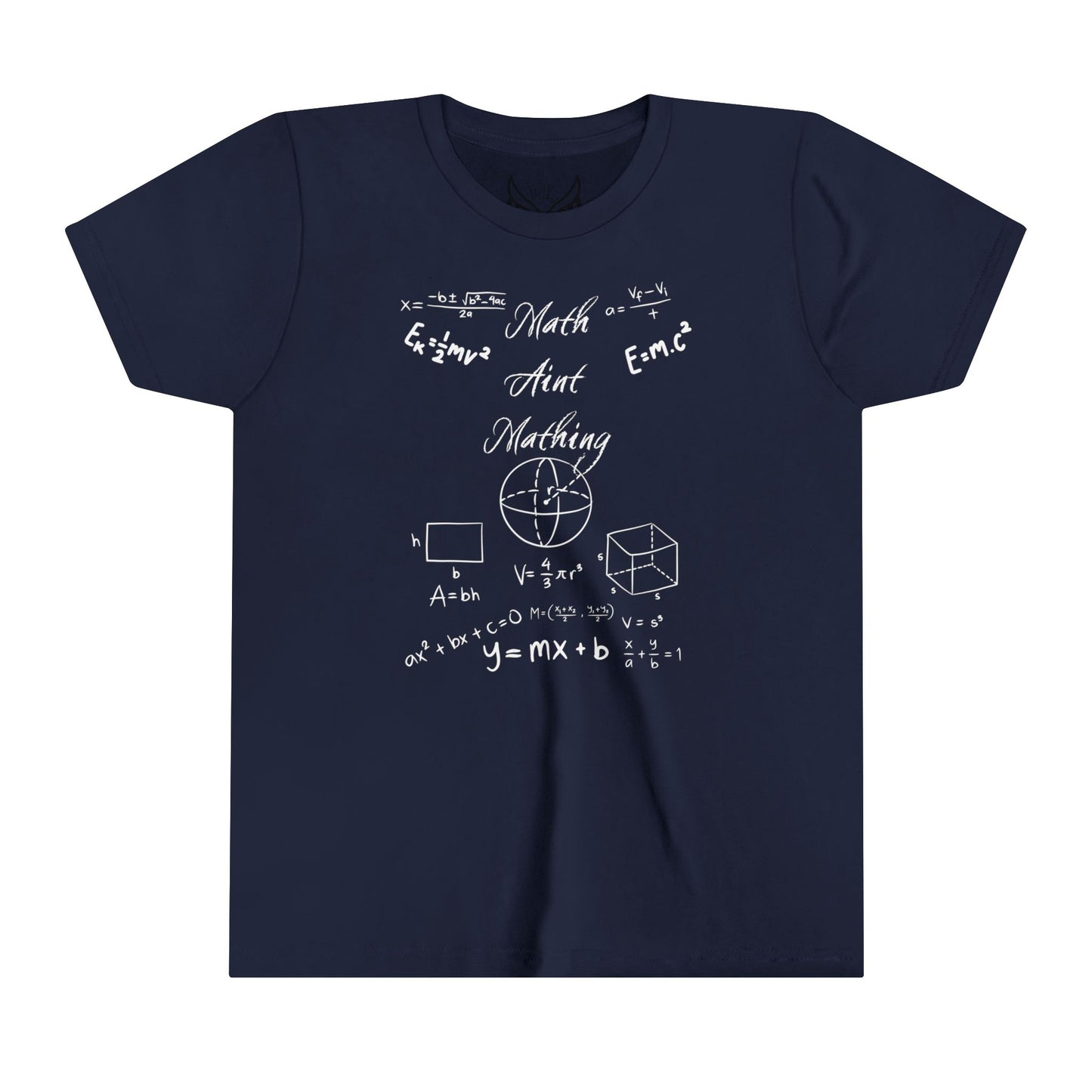 Ts1st- Kids Unisex Graphic Tee- The Math Ain't Mathin