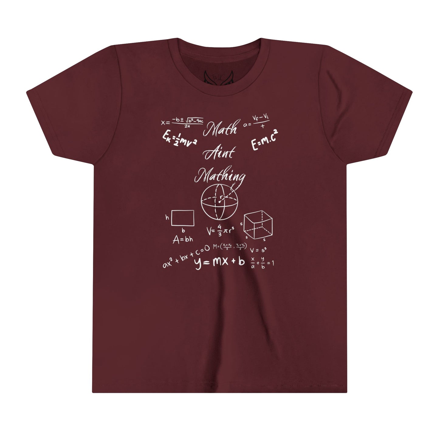 Ts1st- Kids Unisex Graphic Tee- The Math Ain't Mathin