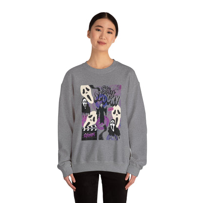 Ts1st - Ghost Face Inspired Unisex Heavy Blend Crewneck Sweatshirt