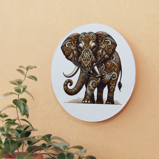 Elephant - Wall Clock - Designed By Ts1st