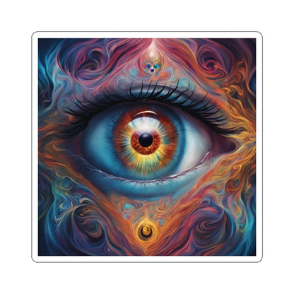 Ts1st - Custom Kiss-Cut Evil Eye Stickers – AI-Generated Art Edition 🧿✨