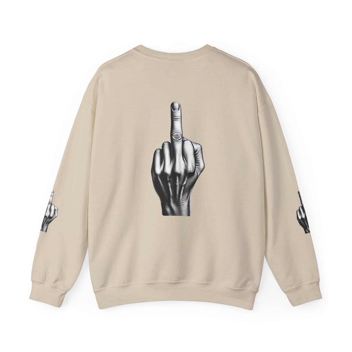 Middle Finger Graphic Unisex Crewneck Sweatshirt - Ts1st