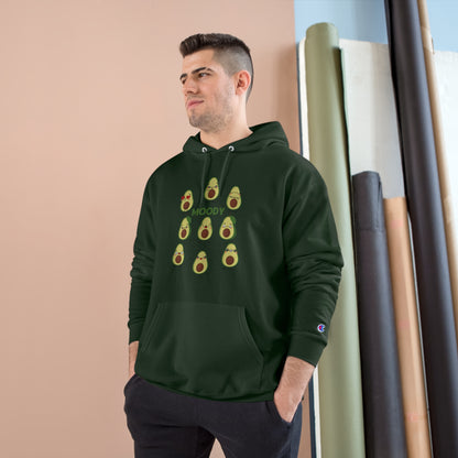 Ts1st LLC – Custom Champion S700 Eco Hoodie: Featuring Moody Avocados Design