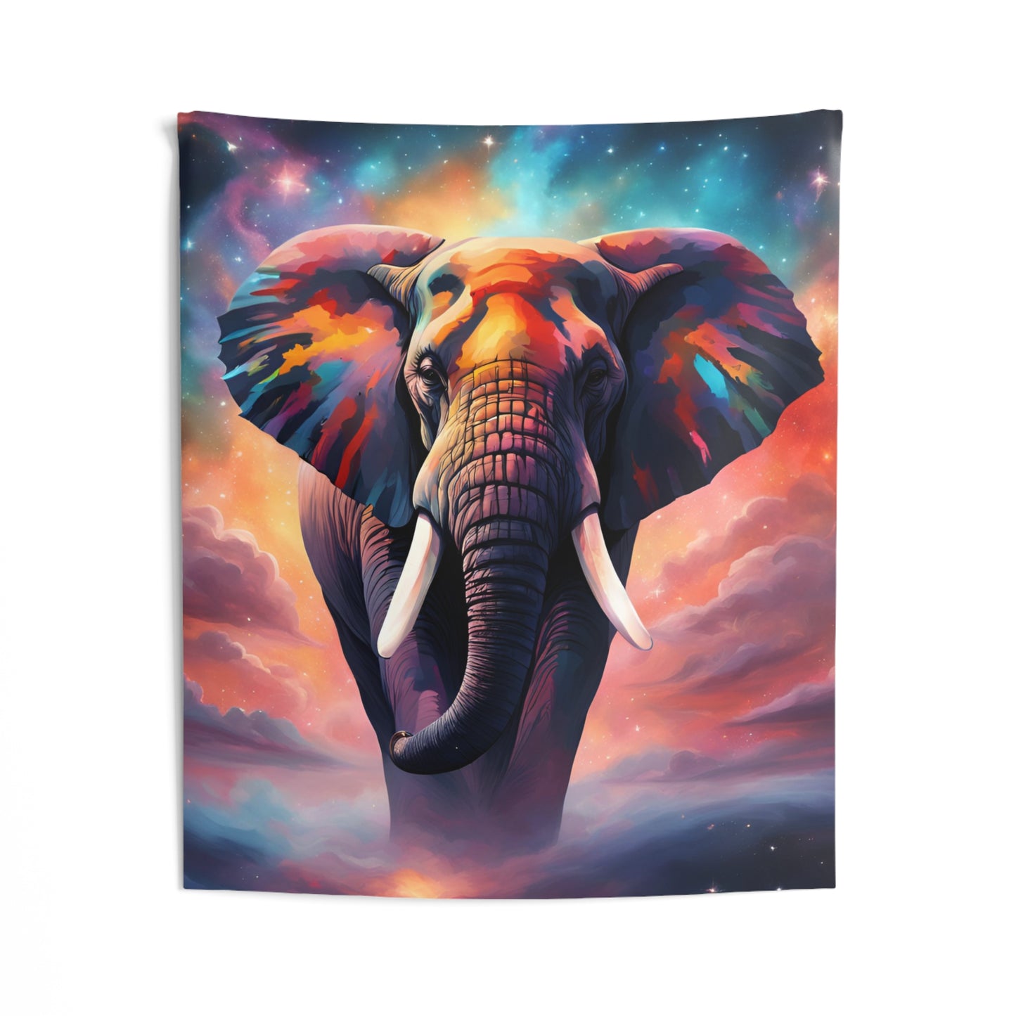 Ts1st - Elephant Contrast Art Wall Tapestry – Elevate Your Space 🐘