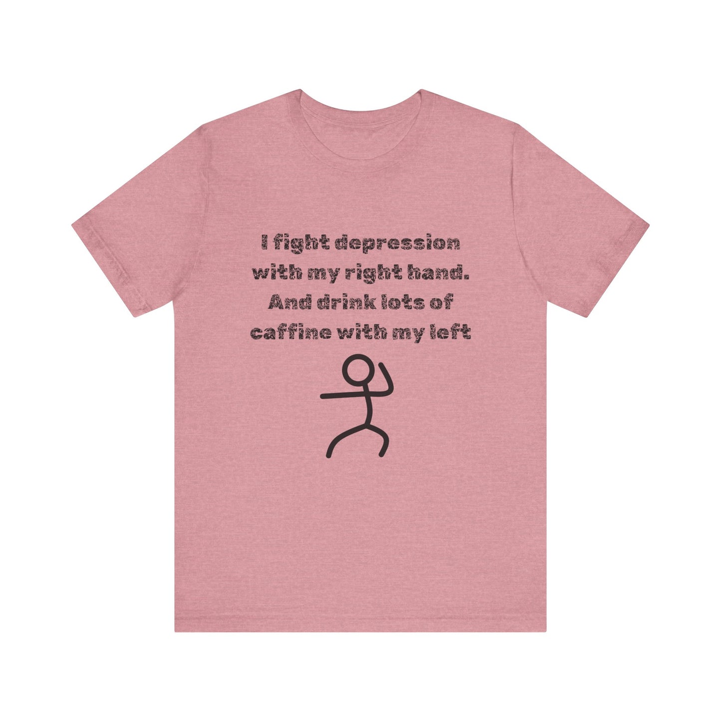 Humorous Mental Health Shirt for Coffee Lovers – Unisex Graphic Tee