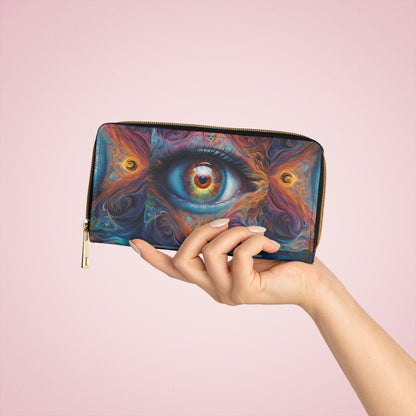 Leather Wallet - Evil Eye Designs - By Ts1st