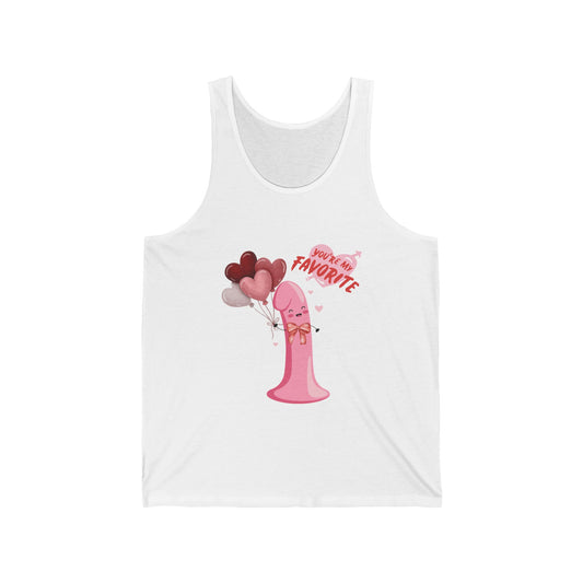 Funny Valentine’s Day Tank Top – Humorous “Valentine Peen” Design for Singles & Couples - Unisex - By Ts1st Shop