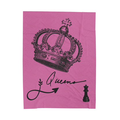 Plush "Queens" Velveteen Blanket – Soft & Luxurious - Ts1st Shop