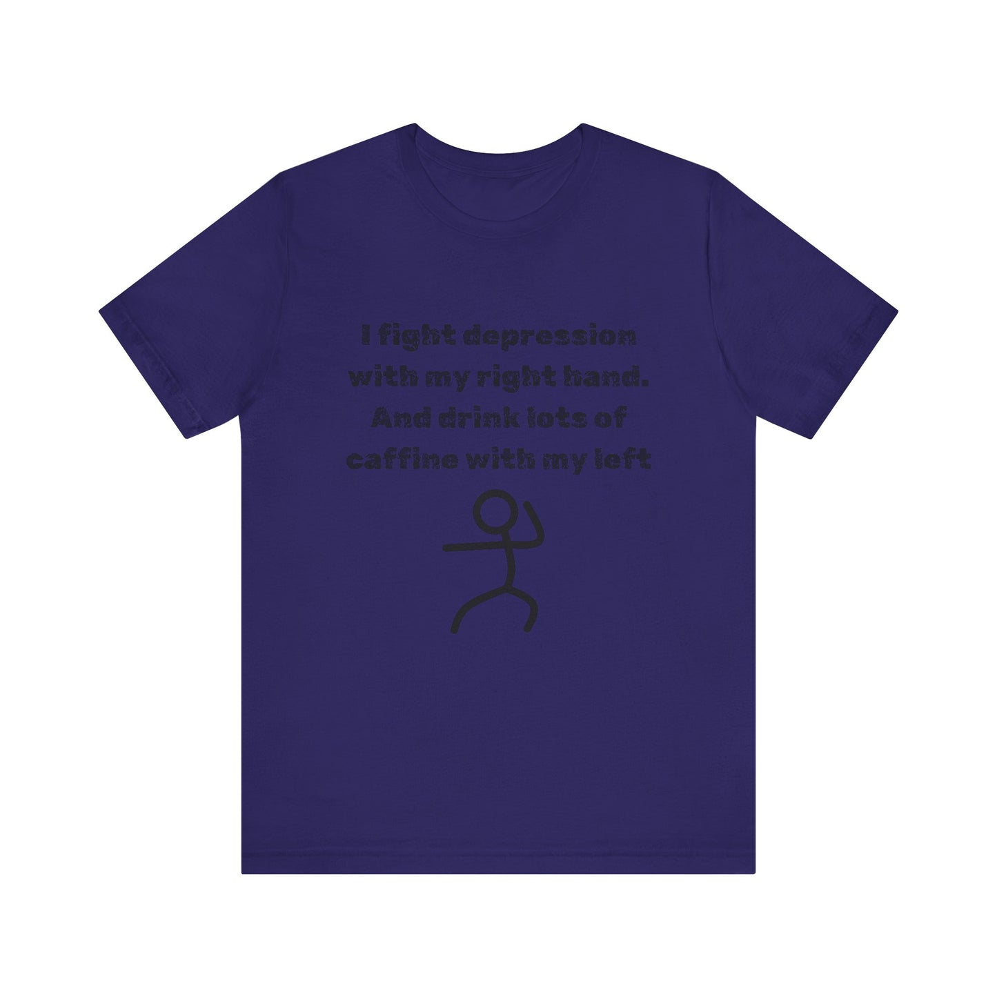 Humorous Mental Health Shirt for Coffee Lovers – Unisex Graphic Tee