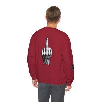 Middle Finger Graphic Unisex Crewneck Sweatshirt - Ts1st