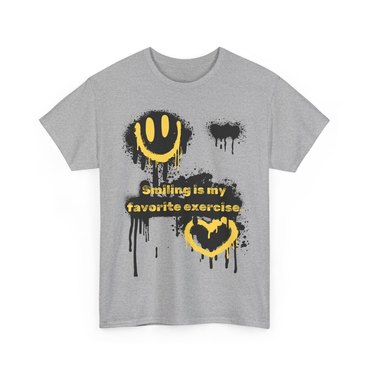 Ts1st Smiling Unisex Heavy Cotton Tee