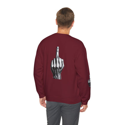 Middle Finger Graphic Unisex Crewneck Sweatshirt - Ts1st