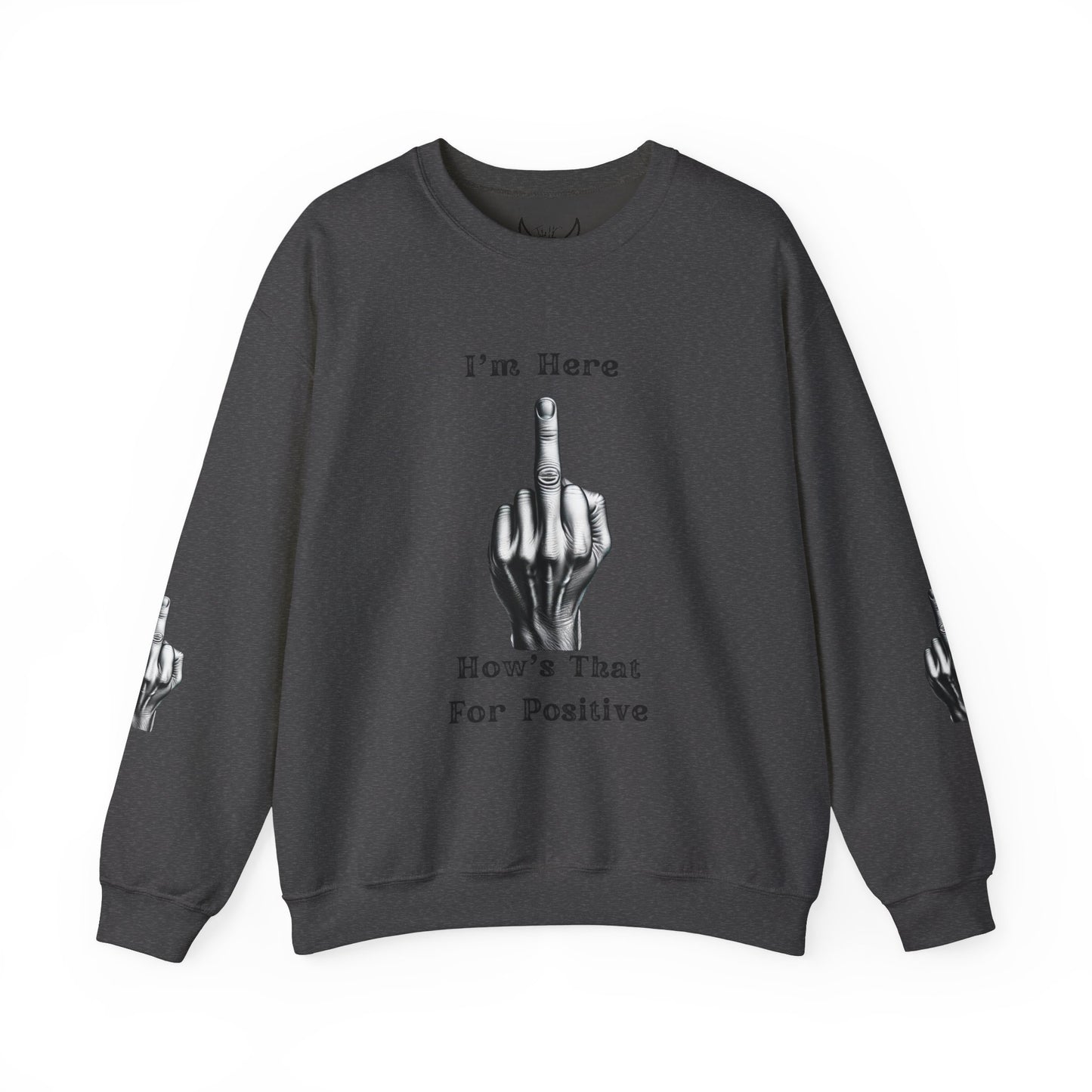 Middle Finger Graphic Unisex Crewneck Sweatshirt - Ts1st