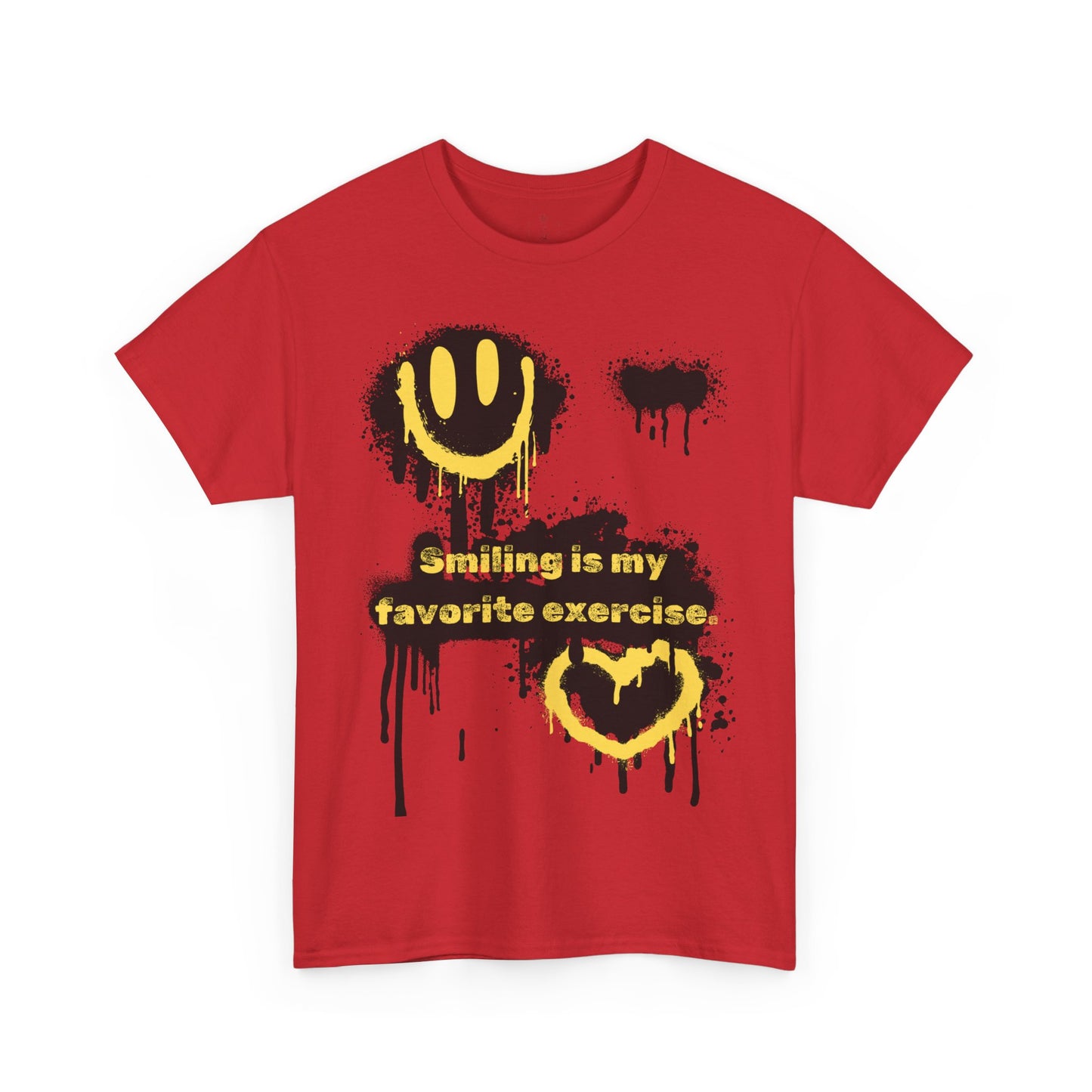 Ts1st Smiling Unisex Heavy Cotton Tee