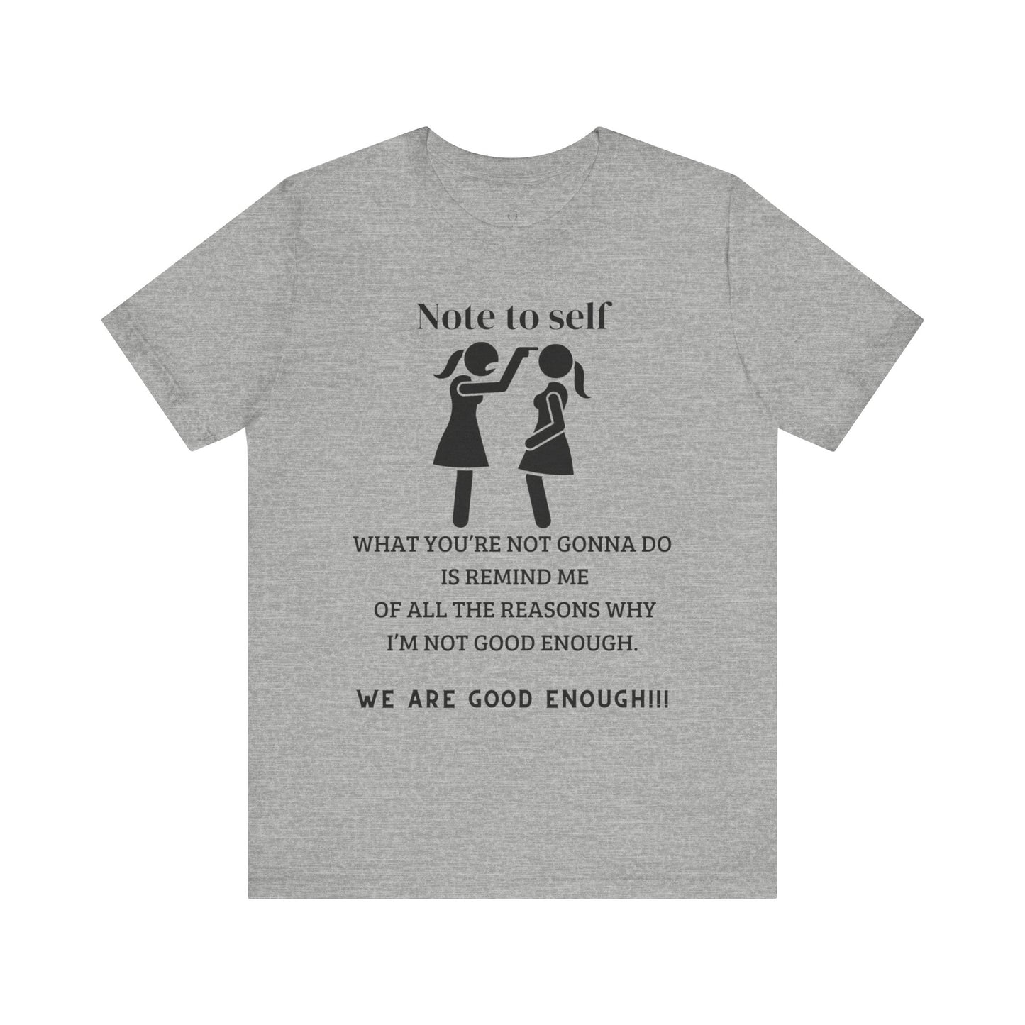 Ts1st You Are Enough Unisex Jersey Short Sleeve Tee