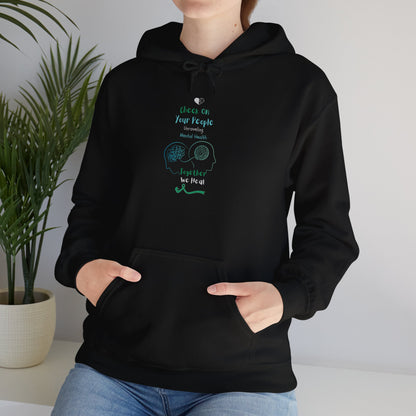 Check on Your People – Unraveling Mental Health Together Hoodie