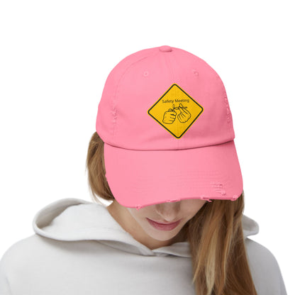 Distressed Hats: Safety Meeting design - Ts1st