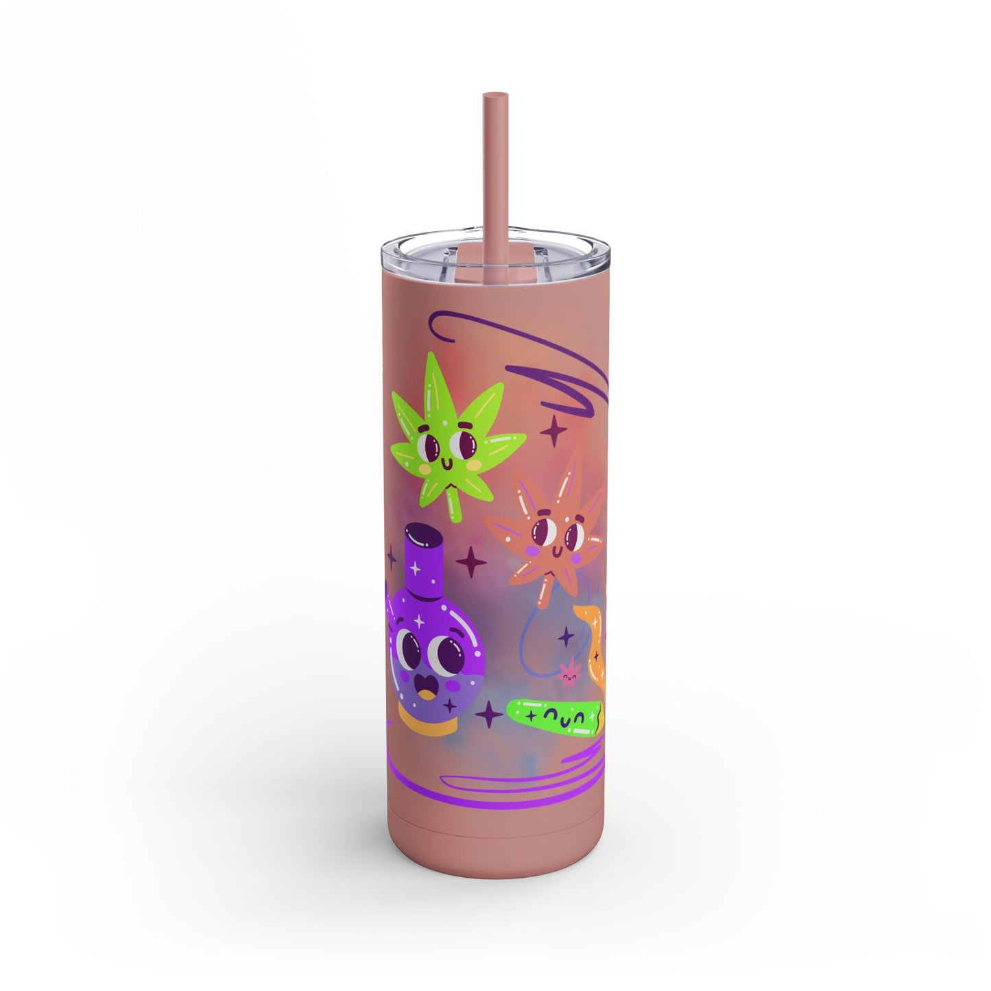 Ts1st LLC 20 oz Tumbler - Cute 420 Cartoon