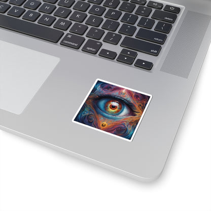 Ts1st - Custom Kiss-Cut Evil Eye Stickers – AI-Generated Art Edition 🧿✨