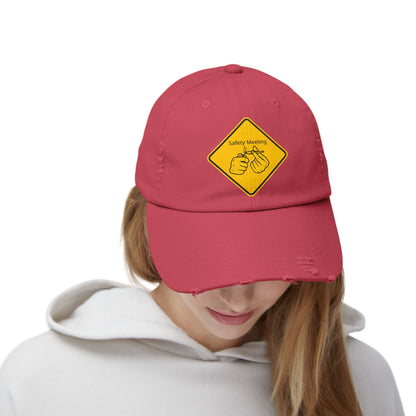 Distressed Hats: Safety Meeting design - Ts1st