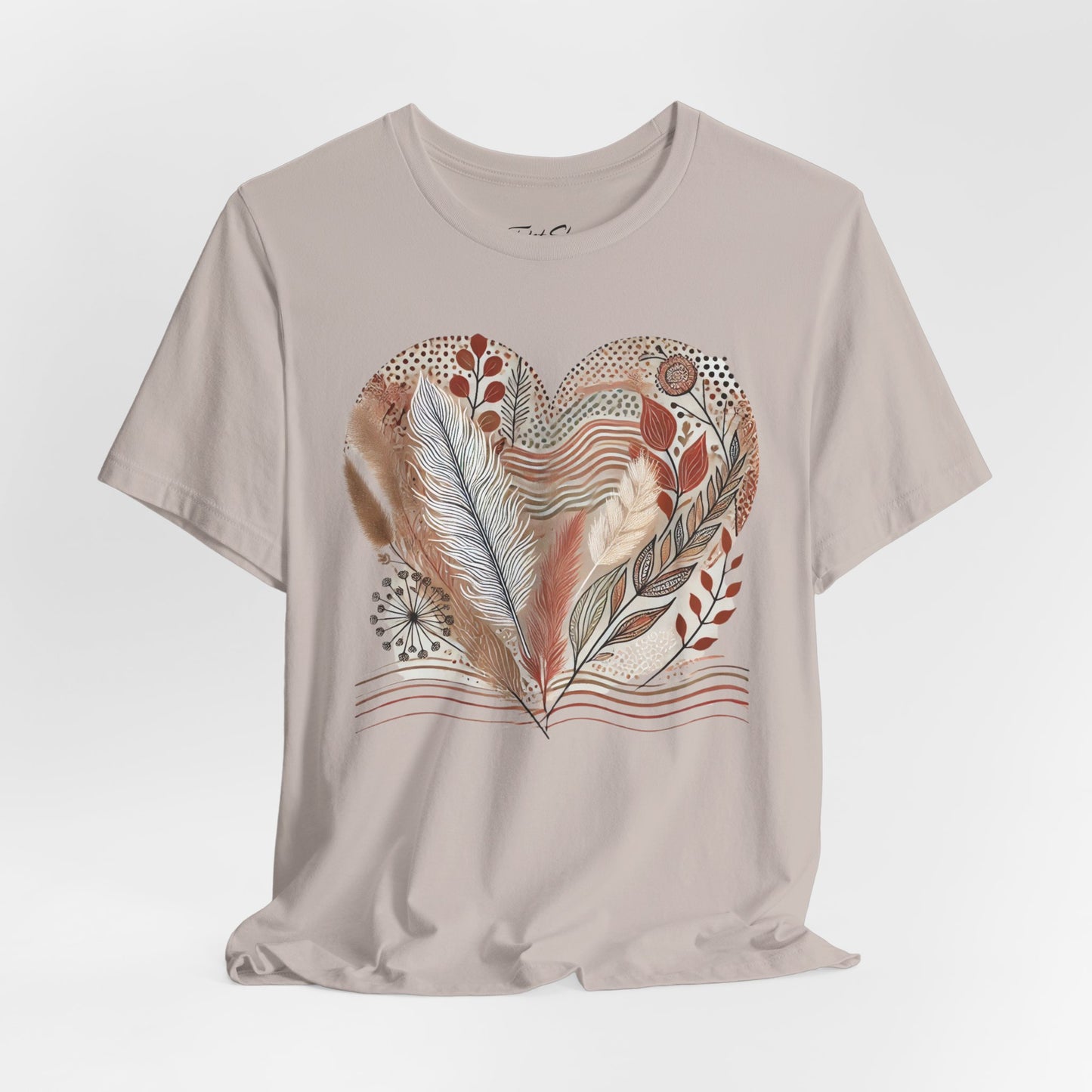 Boho Heart Unisex Jersey Tee – Comfy Vibes for Everyday - By Ts1st Shop