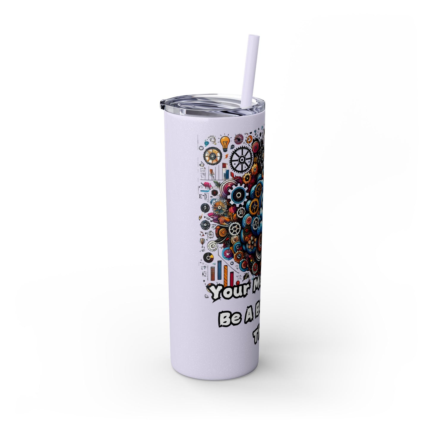 Skinny Tumbler with Straw, 20oz