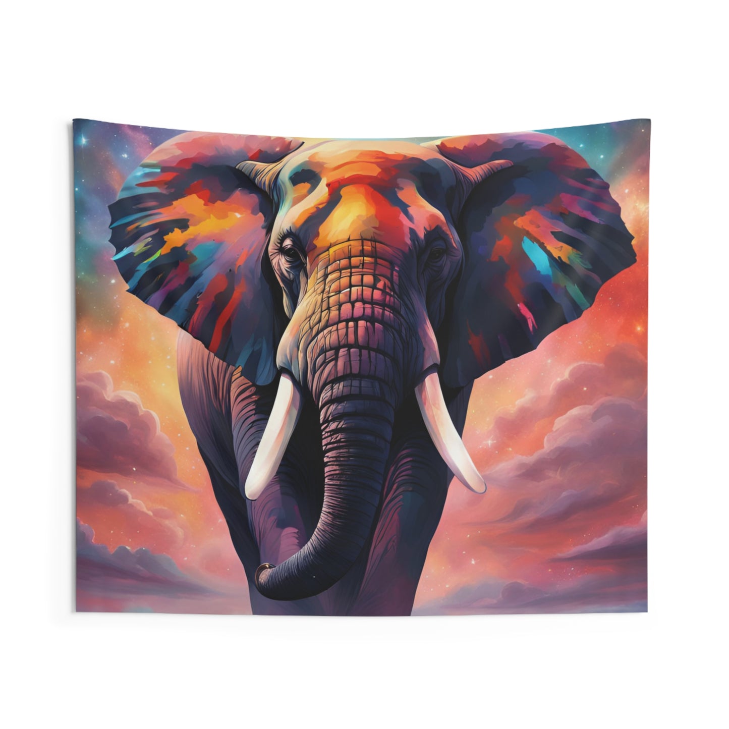 Ts1st - Elephant Contrast Art Wall Tapestry – Elevate Your Space 🐘