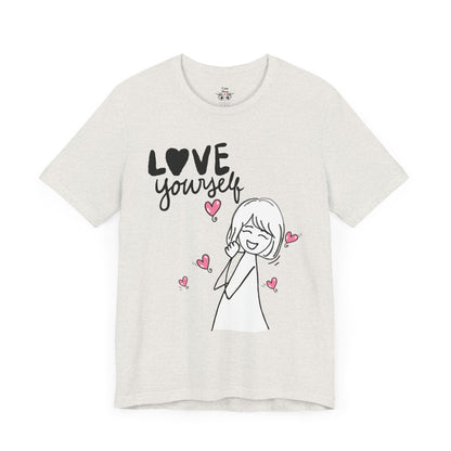 "Love Yourself" Graphic Tee – Classic Unisex Valentine’s Edition - By Ts1st Shop