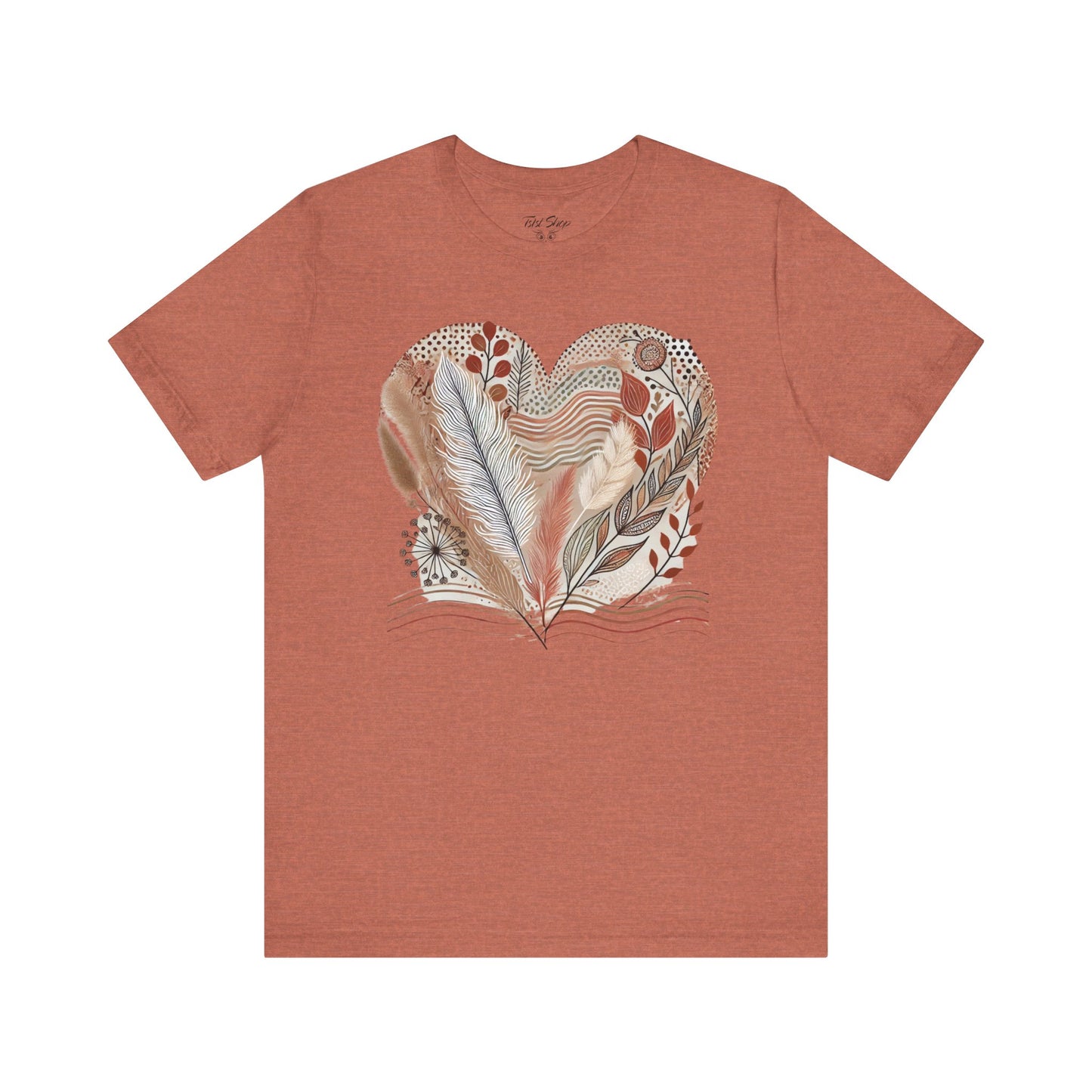 Boho Heart Unisex Jersey Tee – Comfy Vibes for Everyday - By Ts1st Shop